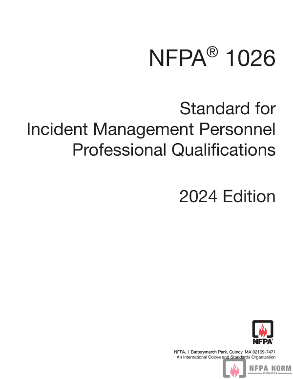 NFPA 1026 PDF